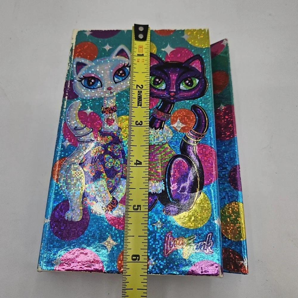 VTG Lisa Frank Roxy And Rollie Trifold Flip Out Planner 4 X 6 Holo Incomplete